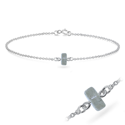 Labradorite Silver Bracelet BRS-420